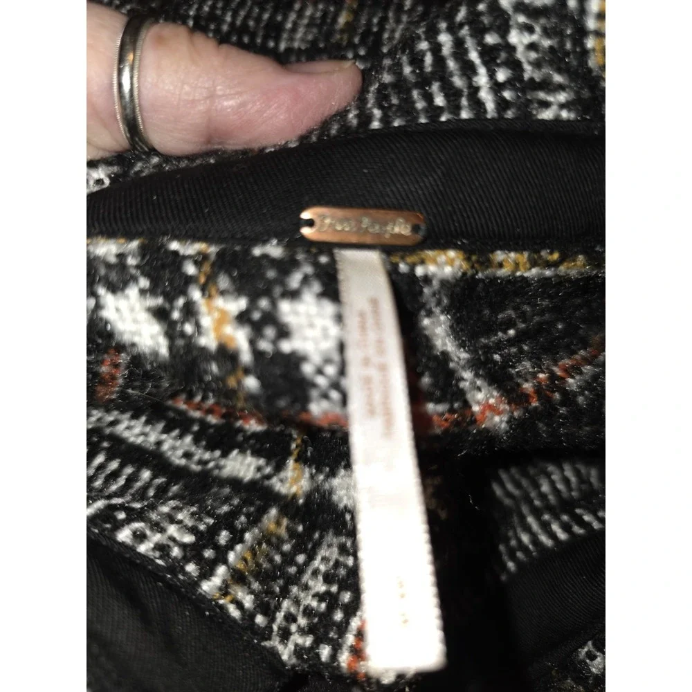 Free People Slouchy Eisenhower Jacket. Plaid Combo, Army,Cottagecore, Lagonlook, - Picture 4 of 5